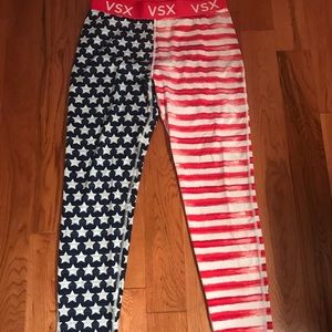 Knockout American flag ankle pants